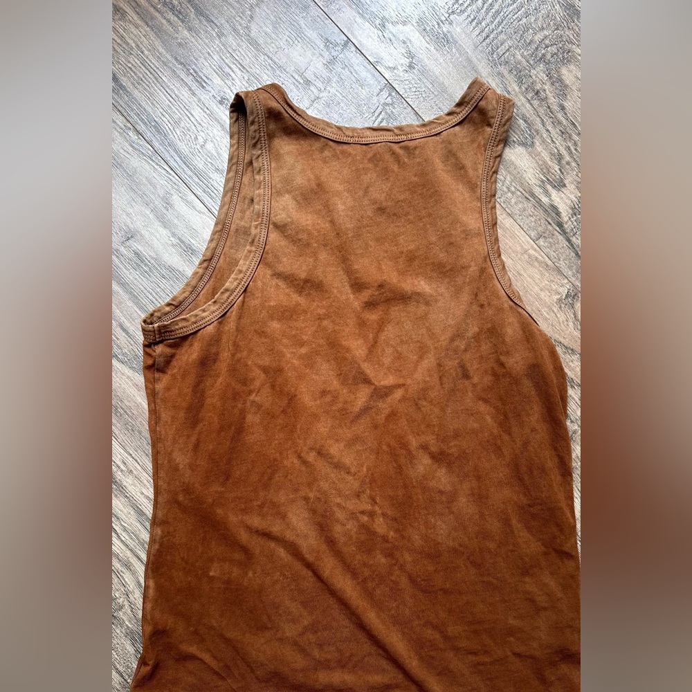 Cotton Citizen Brown Sleeveless Top